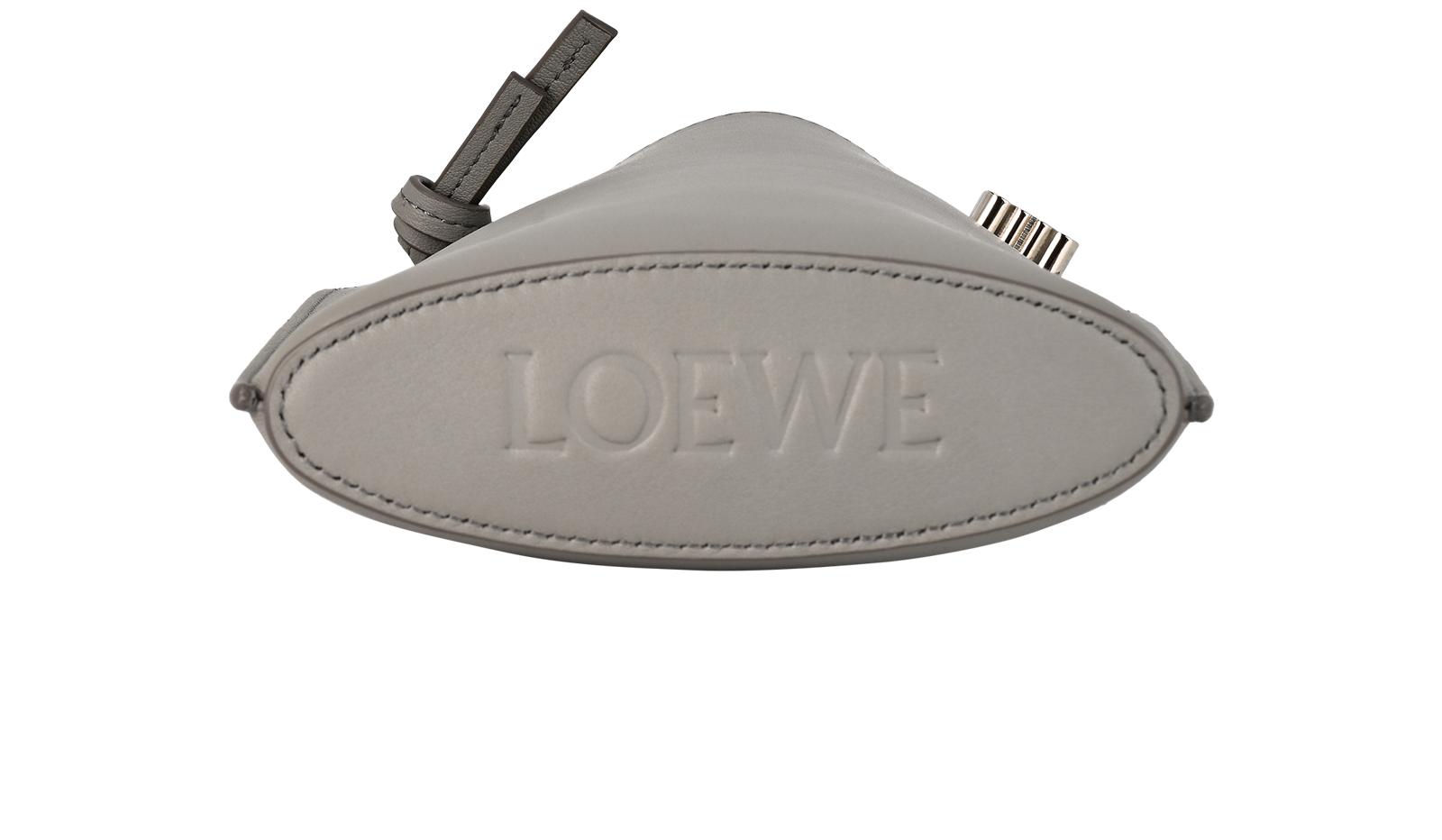 Dice Pocket, &pound;450, Handbags, Grey, Leather, Top view